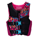 Colete De Wakeboard Hyperlite Indy Cga Para Meninas Rosa pre