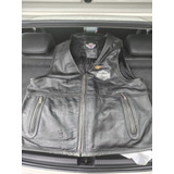 Colete Em Couro Harley Davidson