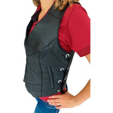 Colete Feminino De Retalho Com Regulagem