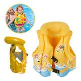 Colete Infantil Inflavel Piscina 3 Anos Ajustavel Até 30kg