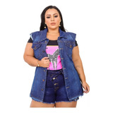 Colete Jeans Feminino Plus Size Max Colete