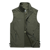 Colete Masculino Casual De Secagem Rápido Fotografia Pesca