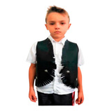 Colete Masculino Infantil Franja Country Cowboy Peão Rodeio