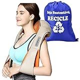 Colete Massageador Terapêutico Aquecimento Shiatsu Pescoço Ombros Cervical Mochila CBRN17799 Commerce Brasil