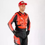 Colete Mattos Racing Combat Motocross Trilha Laranja Loja