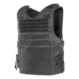 Colete Modular Rip Stop Molle Preto Airsoft Militar Tático
