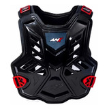 Colete Motocross Trilha Amx Control Infantil Preto