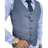 Colete Oxford Masculino Oferta Slim Premium Black Promoção