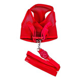 Colete Peitoral Aerado Com Velcro Vermelho P