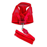 Colete Peitoral Aerado Com Velcro Vermelho P