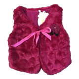 Colete Pelúcia Infantil Menina Luxo