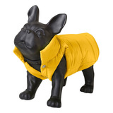 Colete Pet Jr Puffer Amarelo Para Cachorros E Gatos Mood Cor Amarelo 06