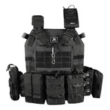 Colete Plate Carrier Ja 8 Acessórios Bandoleira