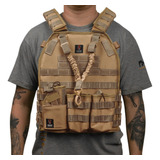 Colete Plate Modular Shark 4 Acessorios Molle Bandoleira