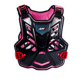 Colete Polímero Amx Control Trilha Motocross Preto Rosa