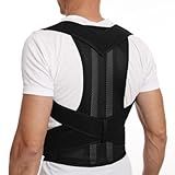 Colete Postural Corretor Lombar Indireita Costas Modelador Cinta Melhoras Modelador Tamanhos Estabilizador Ajustável Dor Nas Costas Unisex Conforto Homens Mulheres Coluna Ortópedico Premium PivaStore GG