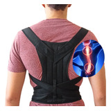 Colete Postural Costas Corretor Coluna Ombros Lombar Idosos