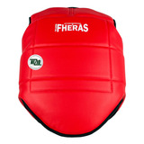 Colete Protetor De Tórax Profissional Karatê Branco Vermelho