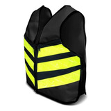 Colete Refletivo Motoboy Mototaxi Motofrete Preto M G Gg Eg