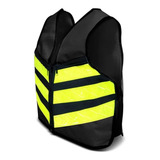 Colete Refletivo Motoboy Mototaxi Motofrete Preto M G Gg Eg