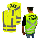 Colete Refletivo Segurança Faixa Sinalizador Personalizado