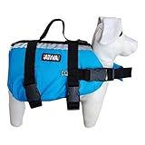 Colete Salva Vidas Ativa Pet Vest Azul P De 5 Até 9 Kg