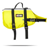 Colete Salva vidas Para Animais Ativa Pet Vest Amarelo Tamanho P