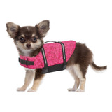 Colete Salva Vidas Pet Cães Rosa Tamanho Epp