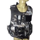 Colete Tático Padrão Bope Camuflado Em Rip Stop
