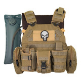 Colete Tático Plate Carrier Tan