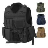 Colete Tatico Preto Colete Airsoft Escolta Em Promoçâo