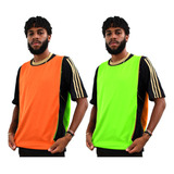 Coletes Kit Futebol Colete Jogo Com Face Dupla Treino 5 Pçs