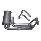 Coletor Fusca 4x1 Saída Lateral esquerdo Abafador T Kombi