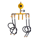 Coletor Glp 12kg Baixa Pressão Com Regulador Aliança 4 P 45