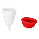 Coletor Menstrual Fleurity Tipo 1 1unid Disco Vermelho
