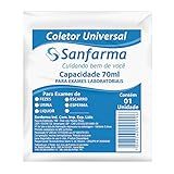 Coletor Universal Transparente Sanfarma 70Ml