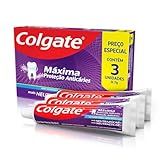 Colgate Creme Dental Máxima Proteção Anticáries Mais Neutraçúcar 70G Promo Leve 3 Pague 2