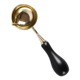 Colher De Selagem De Cera Selo De Cera Com Alça De Preto
