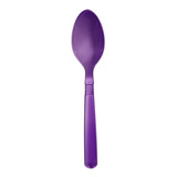 Colher Descartável Açaí Extra Forte Roxa C 500 Unidades