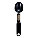 Colher Digital Mede De 0 1 A 500g Com Balança Dosador Em Led Capacidade Máxima 500 G Cor Preto