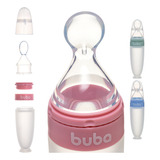 Colher Dosadora Papinha Bebê Mamadeira Com Ventosa Buba