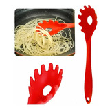 Colher Espaguete Pegador De Massa Silicone 29 Cm