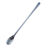 Colher Para Mexer Suco Leite Copo Jarra Comprida 30cm Daiwa Cor Do Cabo Prata