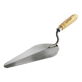 Colher Pedreiro Canto Redondo 9 Pol Cabo Madeira Lotus