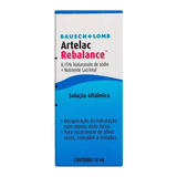 Colírio Artelac Rebalance 10ml Lubrificante Lente Contato