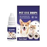 Colírio Para Cães Removedor De Manchas Para Olhos De Animais De Estimação Colírio Para Gatos Removedor De Manchas Para Olhos E Lágrimas Para Cães Enxágue Para Olhos De Gato Solução Suave De Ext