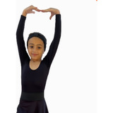 Collant Ballet Body Manga Comprida Infantil Dança Balé Jazz