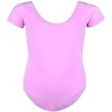 Collant Ballet Infantil Manga Curta 6 Preto 
