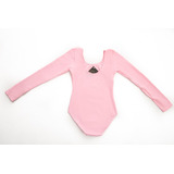 Collant Colan Body Ballet Balé Uniforme Manga Longa