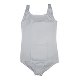 Collant Regata Ballet Infantil   Body Balé Branco